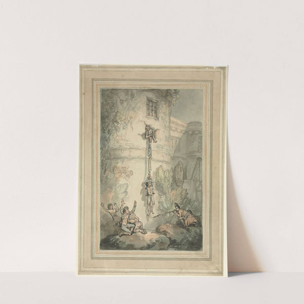 Escape of French Prisoners (c. 1776–1827) by Thomas Rowlandson