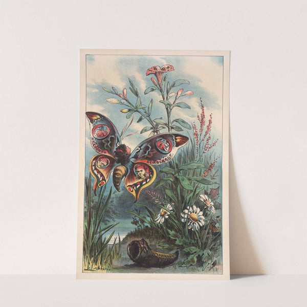 Escaping from the old shell (1881) by Joseph Ferdinand Keppler