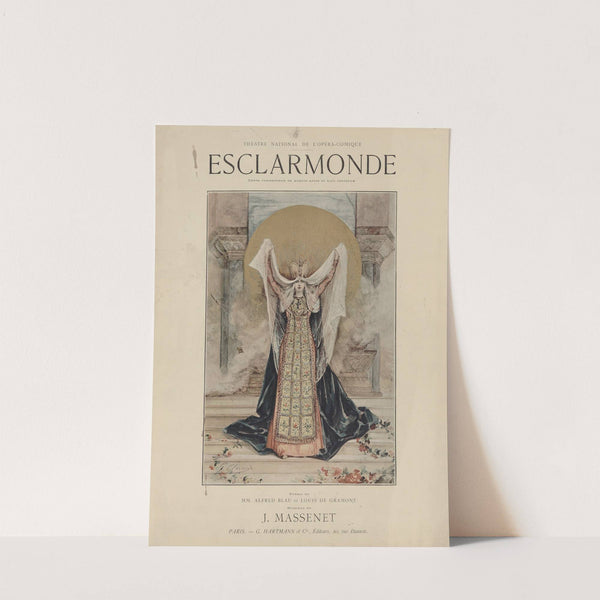 Esclarmonde, de J. Massenet, au Théâtre national de l’Opéra-Comique (1889) by Georges Jules Victor Clairin