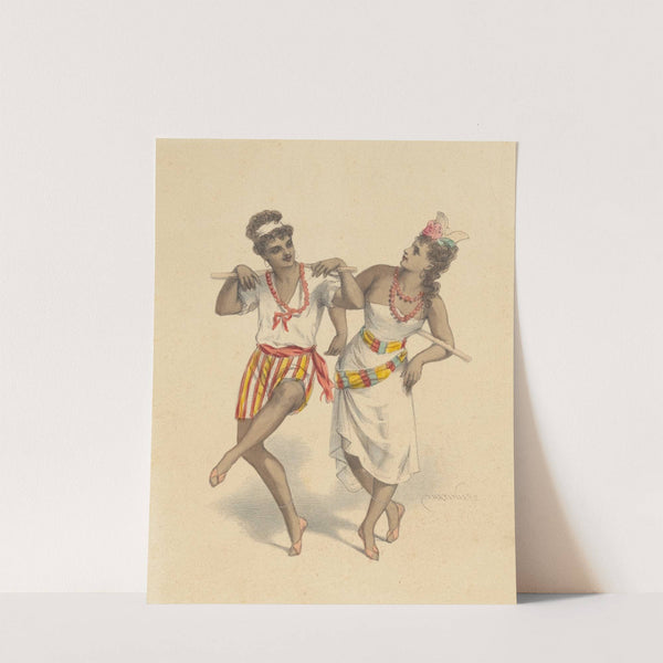 Esclaves dans le ballet de Paul et Virginie (1876-1877) by Antonin-Marie Chatinière