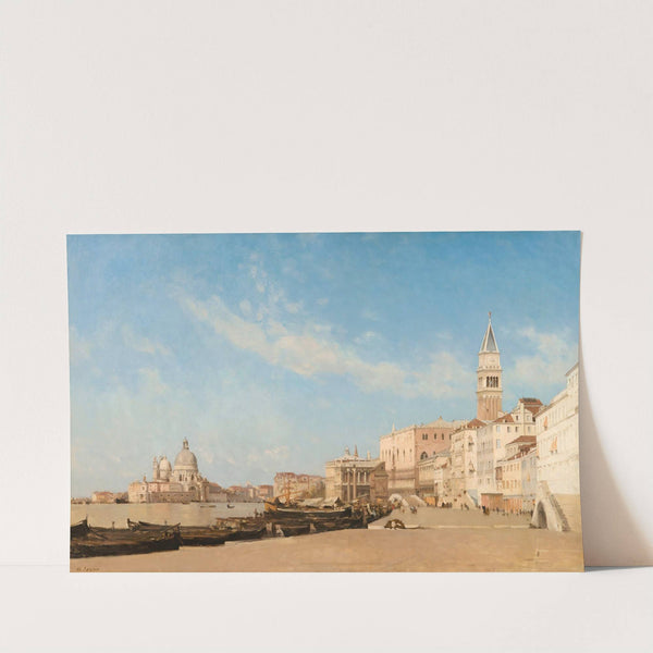 Esclavon banks, Venice by Amédée Rosier