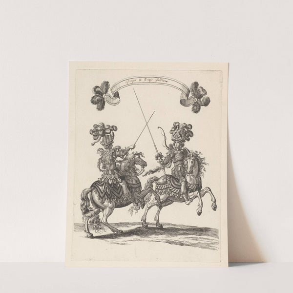 Escuyer & Page Indiens (1670) by François Chauveau