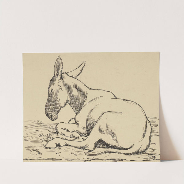 Esel (ca 1905) by Hans Thoma