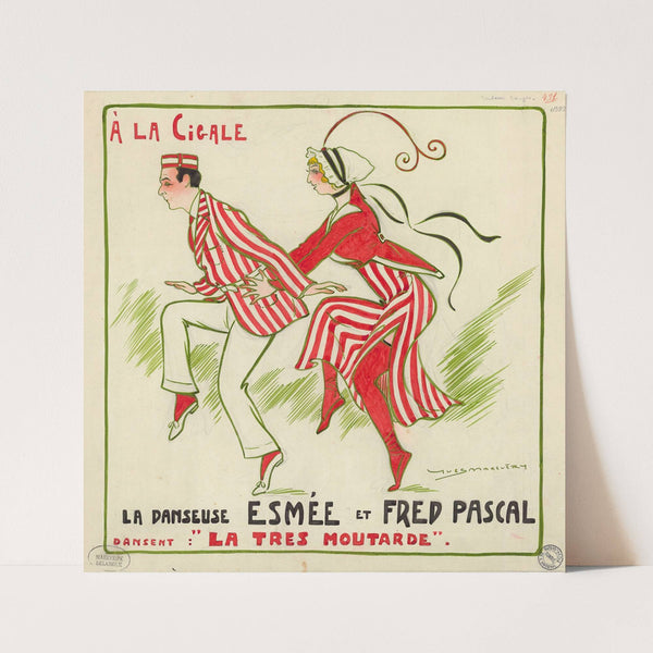 Esmée et Fred Pascal dans ‘La très moutarde’ de Rip et Bousquet (1914) by Yves Marevéry