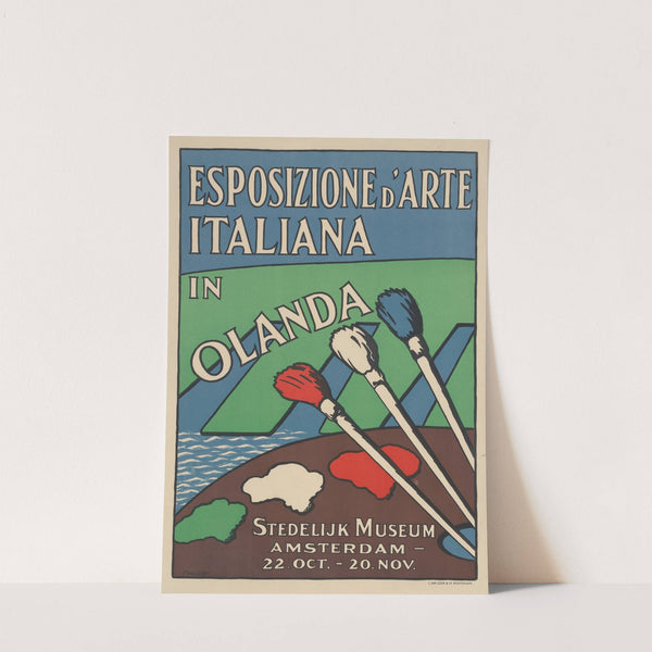 Esposizione d'Arte Italiana in Olanda. Stedelijk Museum Amsterdam. 22 oct. - 20 nov. by Enrico Morpurgo