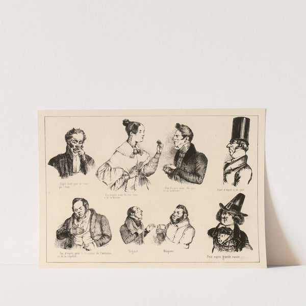 Esprit froid, posé et muri par l’étude (1842) by J. J. Grandville