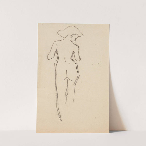 Esquisse de femme nue de dos (1905-1907) by Amedeo Modigliani