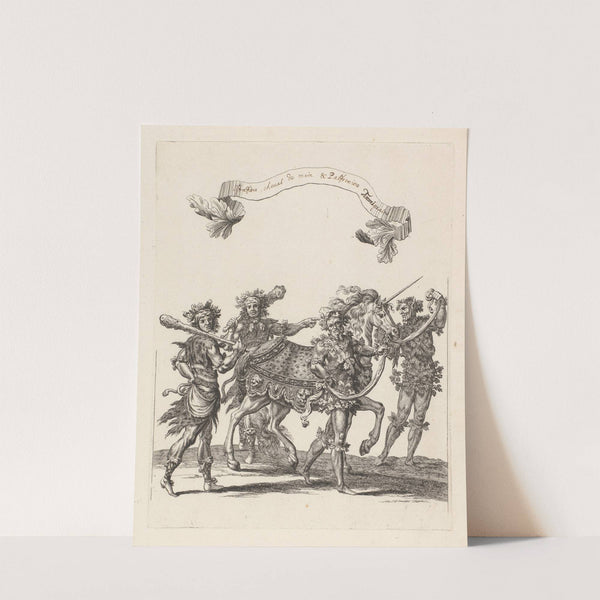 Estafiers, cheval de main et Palfreniers Amériquains (1670) by François Chauveau