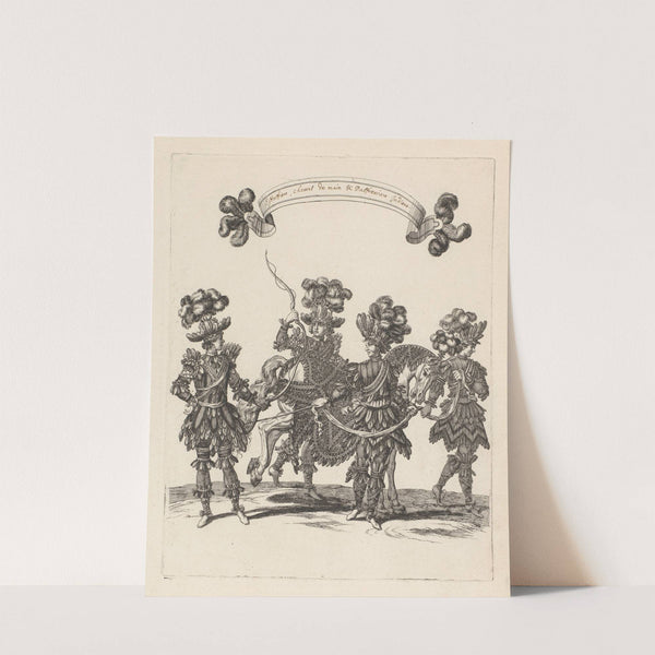 Estafiers, cheval de main & Palfrenier Indiens (1670) by François Chauveau