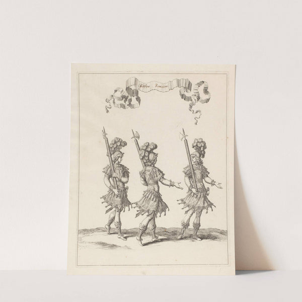 Estafiers Romains (1670) by François Chauveau