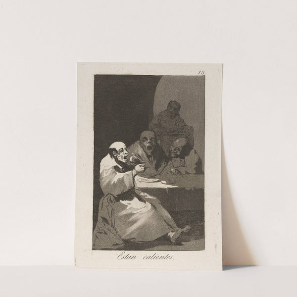 Estan calientes. (They are hot.) (1796-1797) by Francisco de Goya