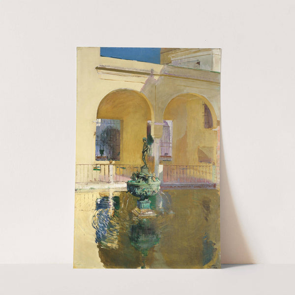 Estanque De Charles V, Alcázar, Seville by Joaquín Sorolla