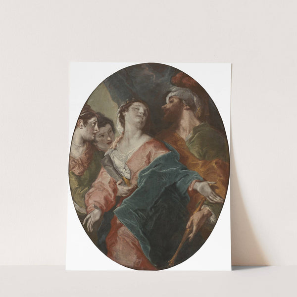 Esther and Ahasverus by Giuseppe Bazzani