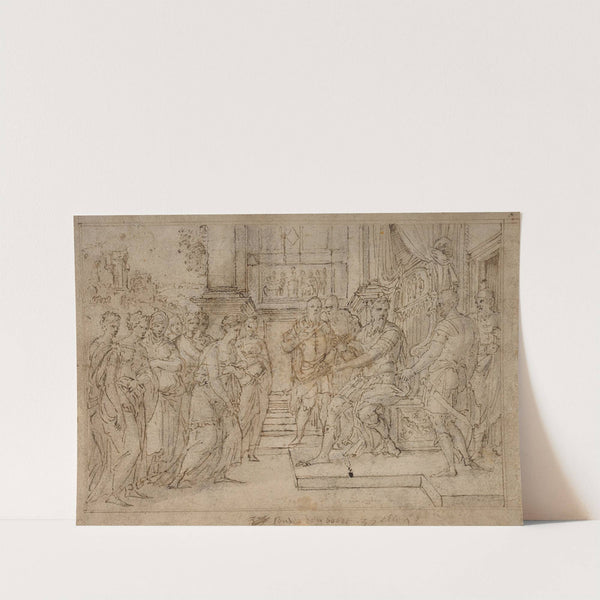 Esther before Ahasuerus (1545 - 1550) by Pieter Coecke van Aelst