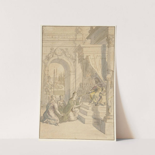 Esther voor Ahasveros by Gerard Sanders