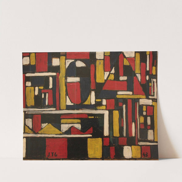 Estructura constructiva con formas geométricas by Joaquín Torres-García