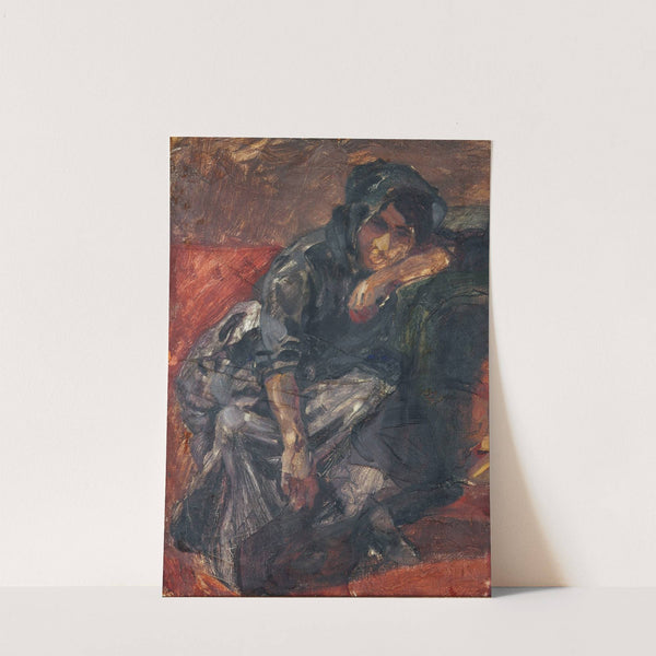 Estudio de mujer ó Retorno al hogar by Fernando Fader