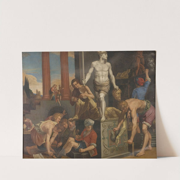 Et billedhuggerværksted by Reinhold Timm