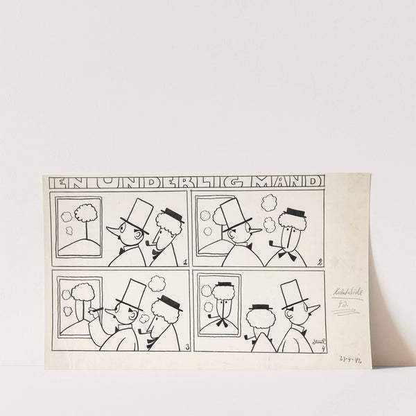 Et Blad Af Serien ‘en Underlig Mand’ (1941 - 1942) by Robert Storm Petersen