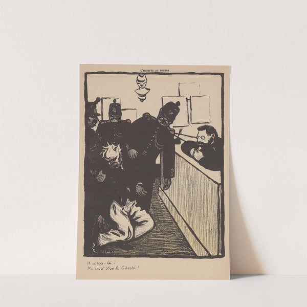 Et celui-là Il a crié Vive la liberté! (1902) by Félix Vallotton