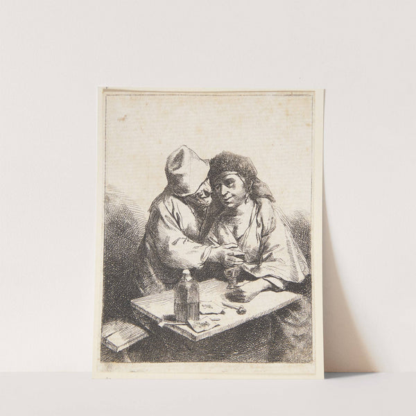 Et forelsket par by Cornelis Pietersz. Bega