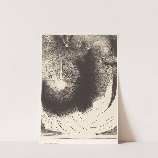 Et il tombe du ciel une grande etoile ardente (1899) by Odilon Redon