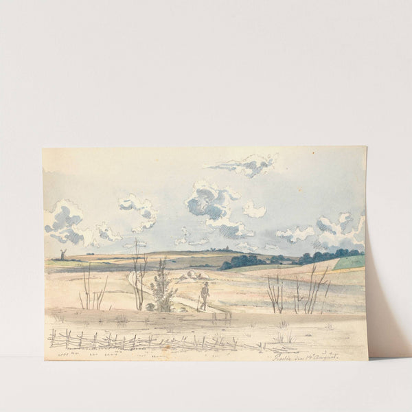 Et landskab by Martinus Rørbye