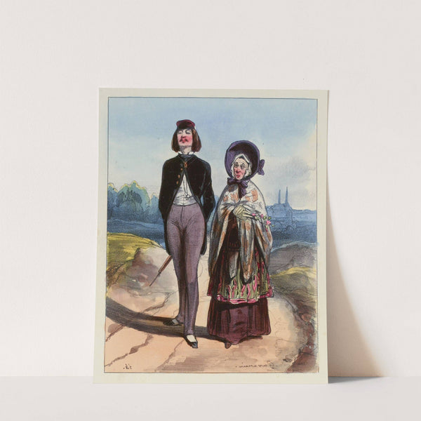 Et le dimanche, que fais-tu (1839-1841) by Paul Gavarni