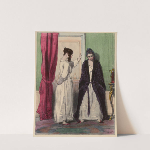 Et le mossieu d’hier by Paul Gavarni