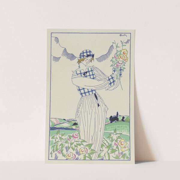 Et puis voici mon coeur ; Robe d’Été en voile de Ceylan de Rodier (1920) by Charles Martin