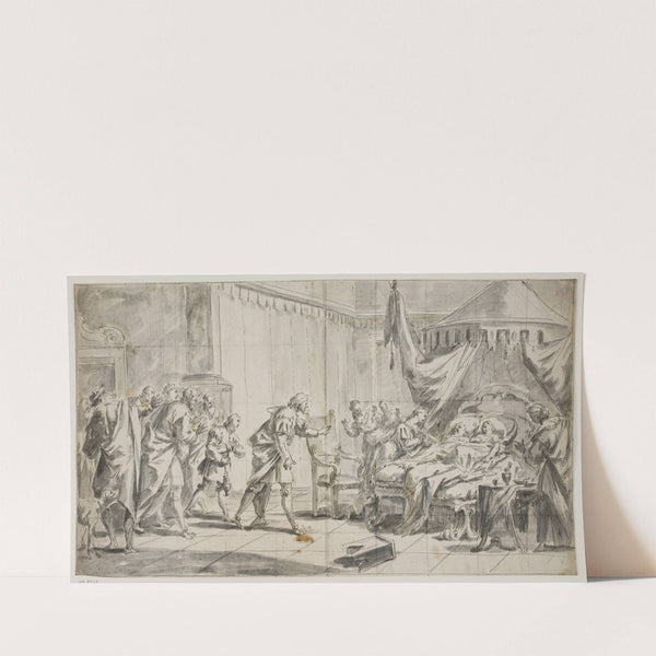 Et sengeliggende par, andre haster dertil by Gaspare Diziani