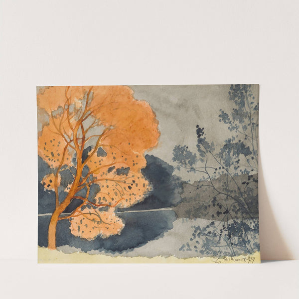 Etang en automne by Léon Spilliaert