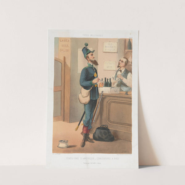 Étast-Unis d’Amerique – Chasseurs à Pied (1865) by Draner