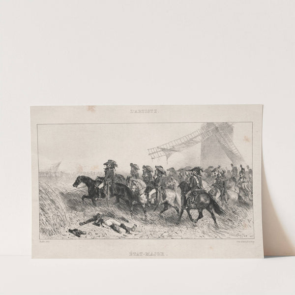 Etat-Major (1837) by Denis Auguste Marie Raffet