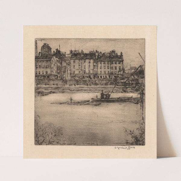 Etchings of Glasgow; Gorbals (1899) by Muirhead Bone