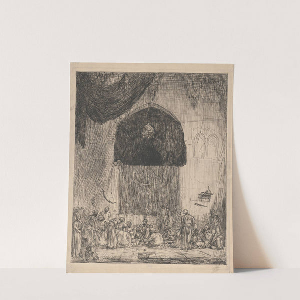 Etende, oosterse mannen (1893) by Marius Bauer