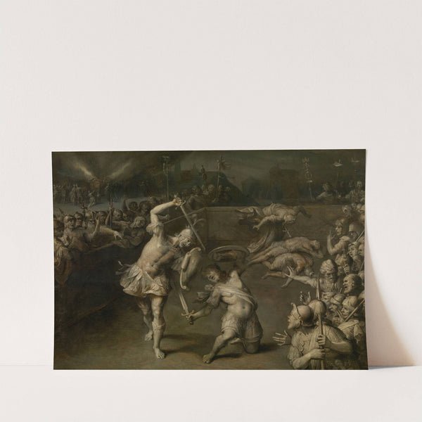 Eteocles and Polynices by Frans Francken the Younger