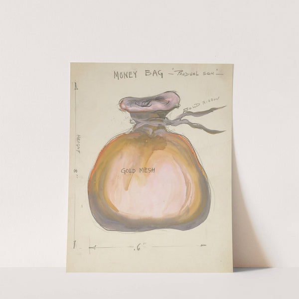 Eternal Prodigal: Money Bag gold mesh (1934-1943) by Nat Karson