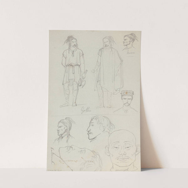 Ethnic Types, Huns, Goths and Mongols by Nicaise De Keyser