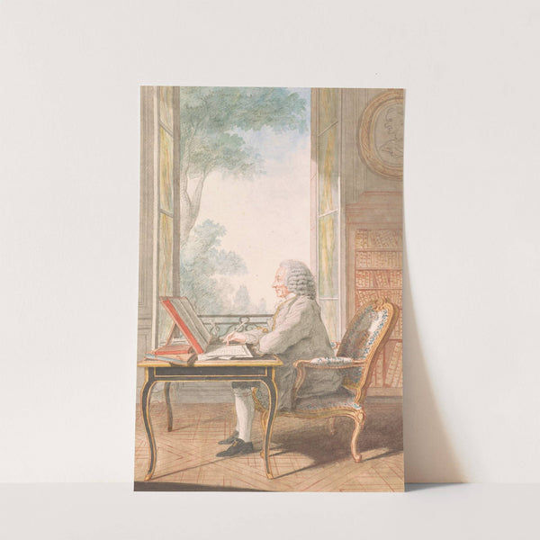 Étienne Lauréault de Foncemagne at a Writing Desk by Louis Carrogis Carmontelle