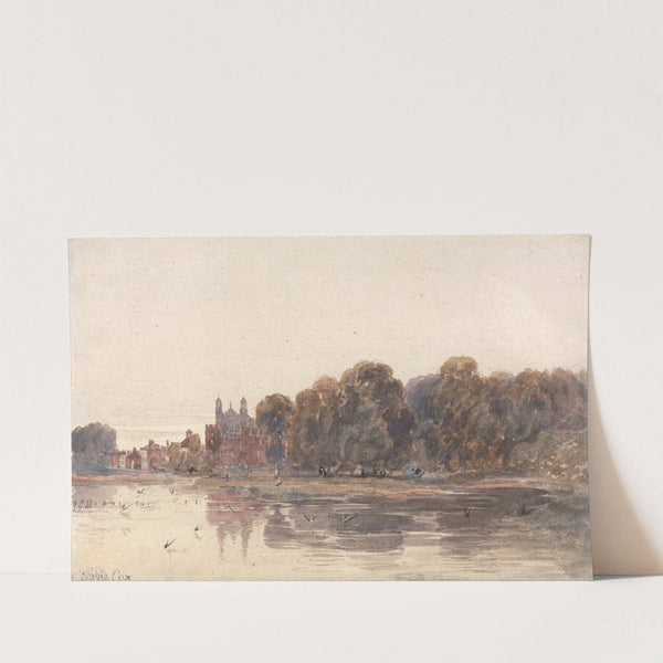 Eton from the Thames (early 19th century) by David Cox