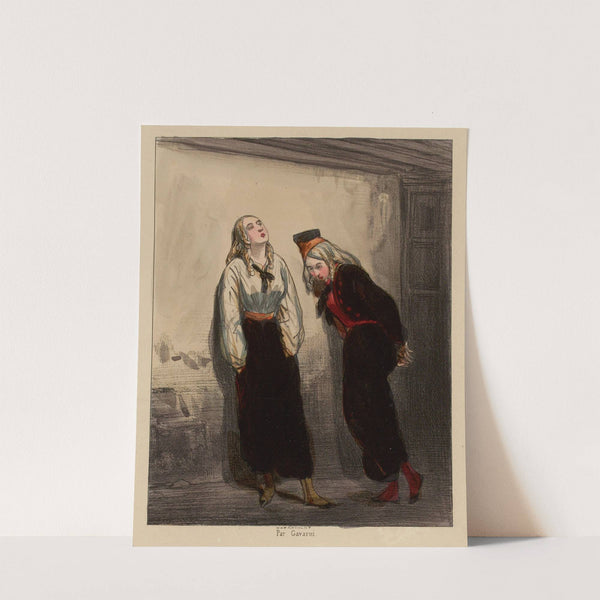 .être fichues au violon comme des rien du tout (1840) by Paul Gavarni