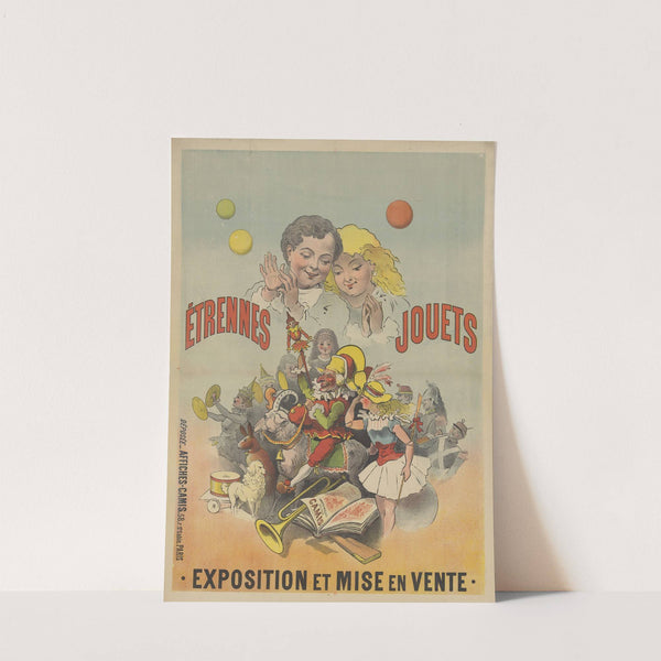 Etrennes Jouets. Enfants regardant des jouets. Exposition et mise en vente (1891) by Imp. Camis