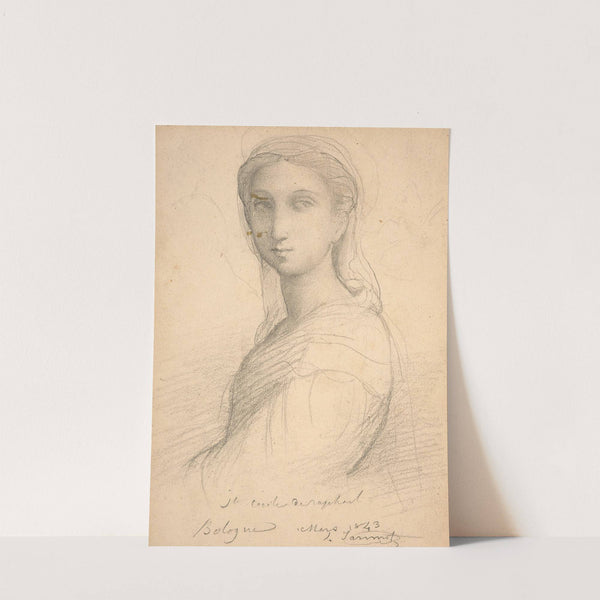 Etude d’après la figure de Marie-Madeleine, d’après Raphaël (1843) by Louis Janmot