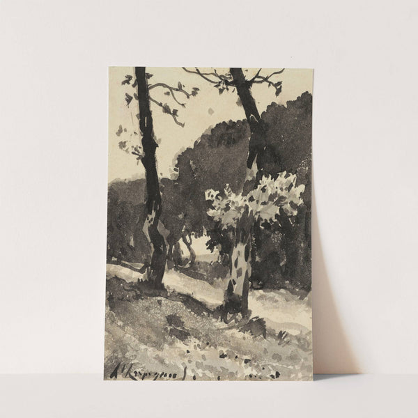 Etude d’arbres by Henri-Joseph Harpignies