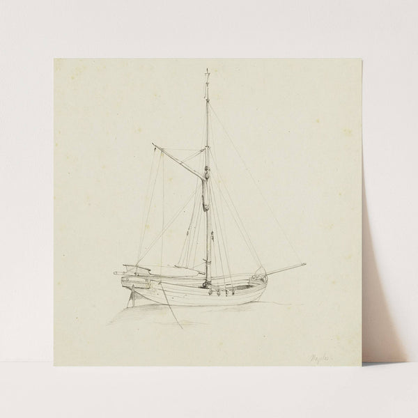 Etude de bateau, Naples by René Marjolin