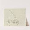 Etude de bateau, Naples. by René Marjolin