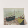 Étude de bateaux sur la plage d’Étretat (1885) by Claude Monet