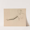 Etude de bras avec une silhouette féminine by Ary Ernest Renan