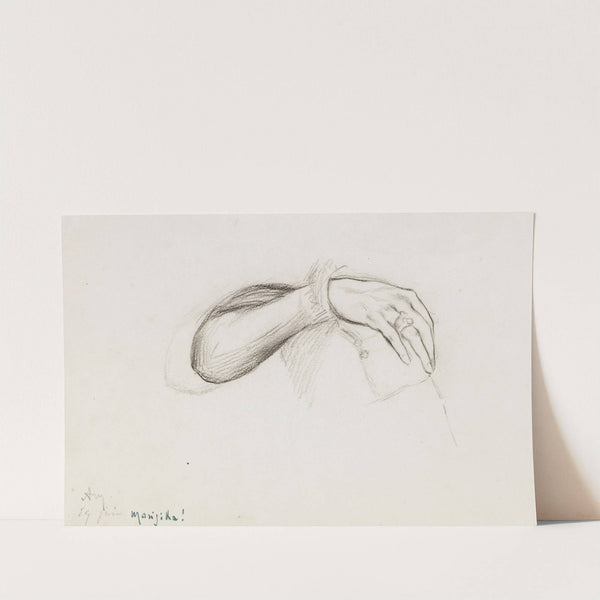 Etude de bras droit (Marizika) by Ary Ernest Renan